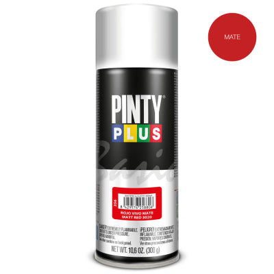 PINTY PLUS BASIC SPRAY PAINT TRAFFIC RED MATT 400ML