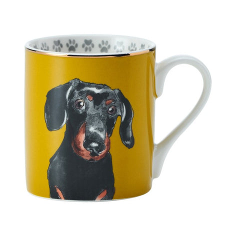 MIKASA DACHSHUND STRAIGHT-SIDED PORCELAIN MUG 280ML