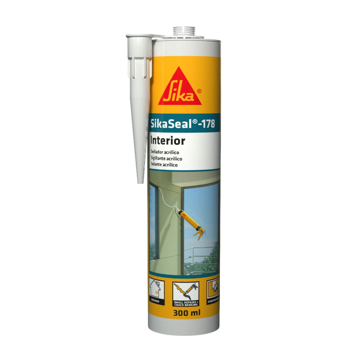 SIKA SEAL INTERIOR ACRYLIC SEALANT WHITE 300ML