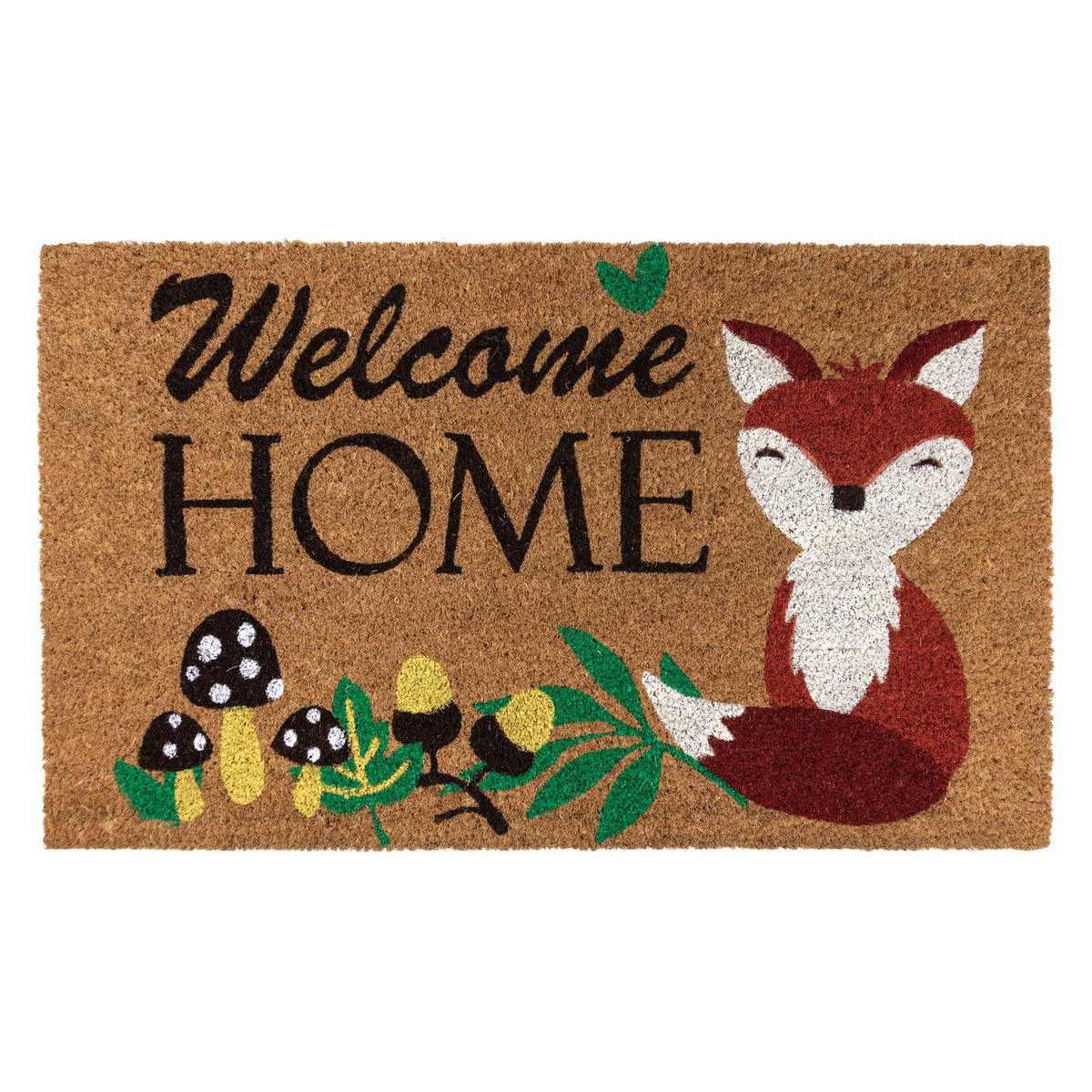 FOXY FRIEND WELCOME HOME COIR MAT