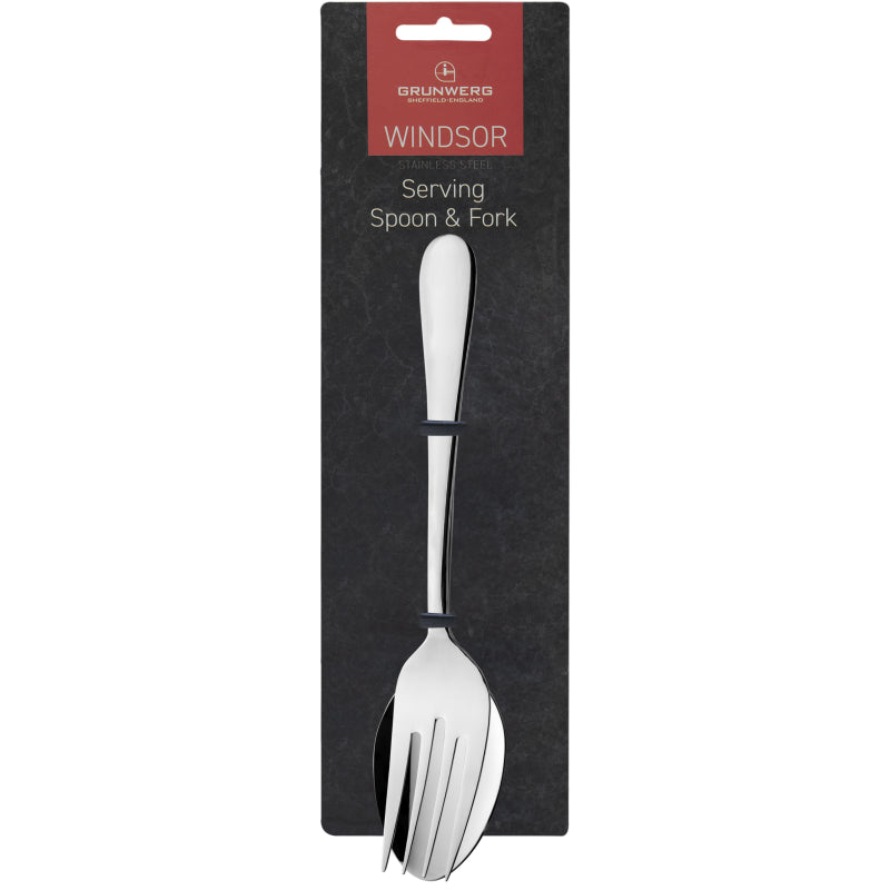 WINDSOR SERVING SPOON & FORK SET