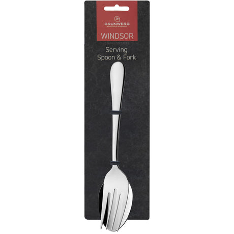 WINDSOR SERVING SPOON & FORK SET