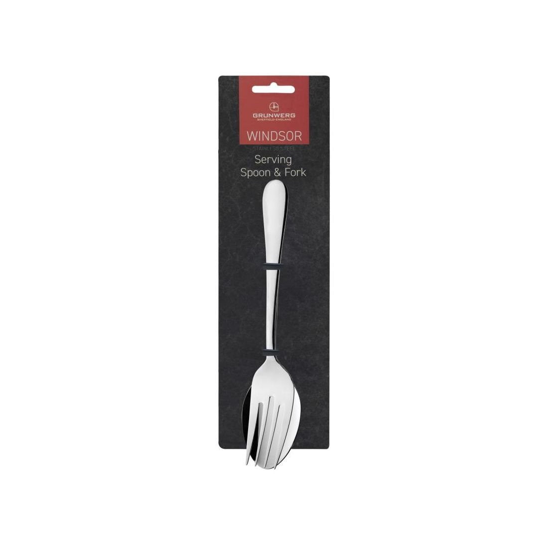 WINDSOR SERVING SPOON & FORK SET