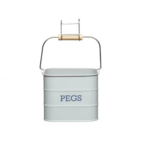 LIVING NOSTALGIA PEG TIN FRENCH GREY