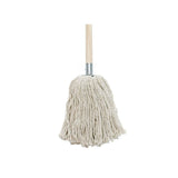 YARN MOP WITH WOODEN HANDLE