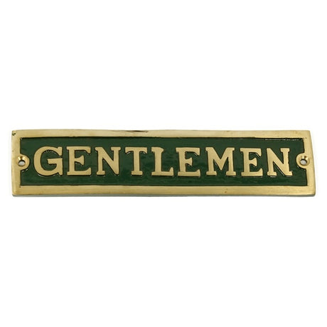 GENTLEMEN SIGN