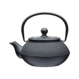 LA CAFETIERE CAST IRON TEAPOT & INFUSER 600ML BLACK