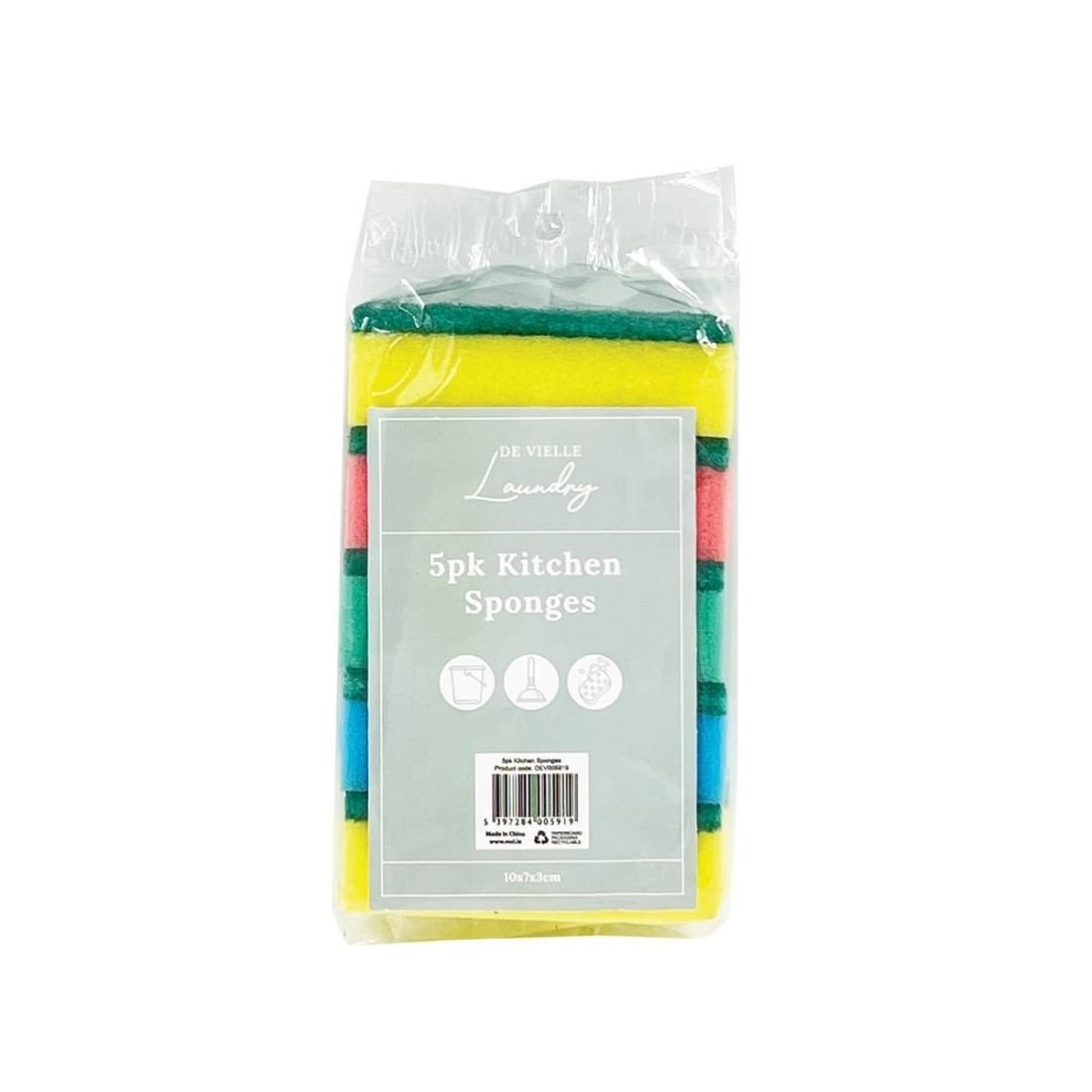 KITCHEN SPONGES PACK OF FIVE