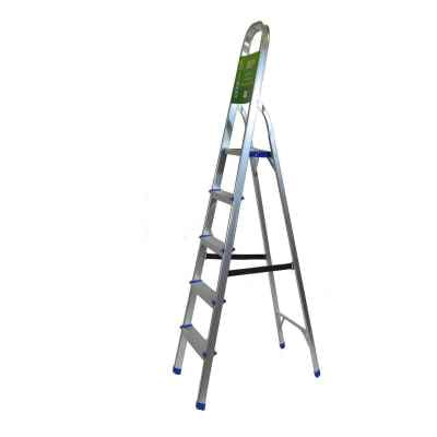 MOY STEP LADDER ALUMINIUM 5-STEP 150KG