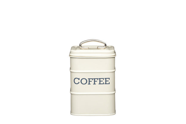 LIVING NOSTALGIA ANTIQUE CREAM COFFEE CADDY