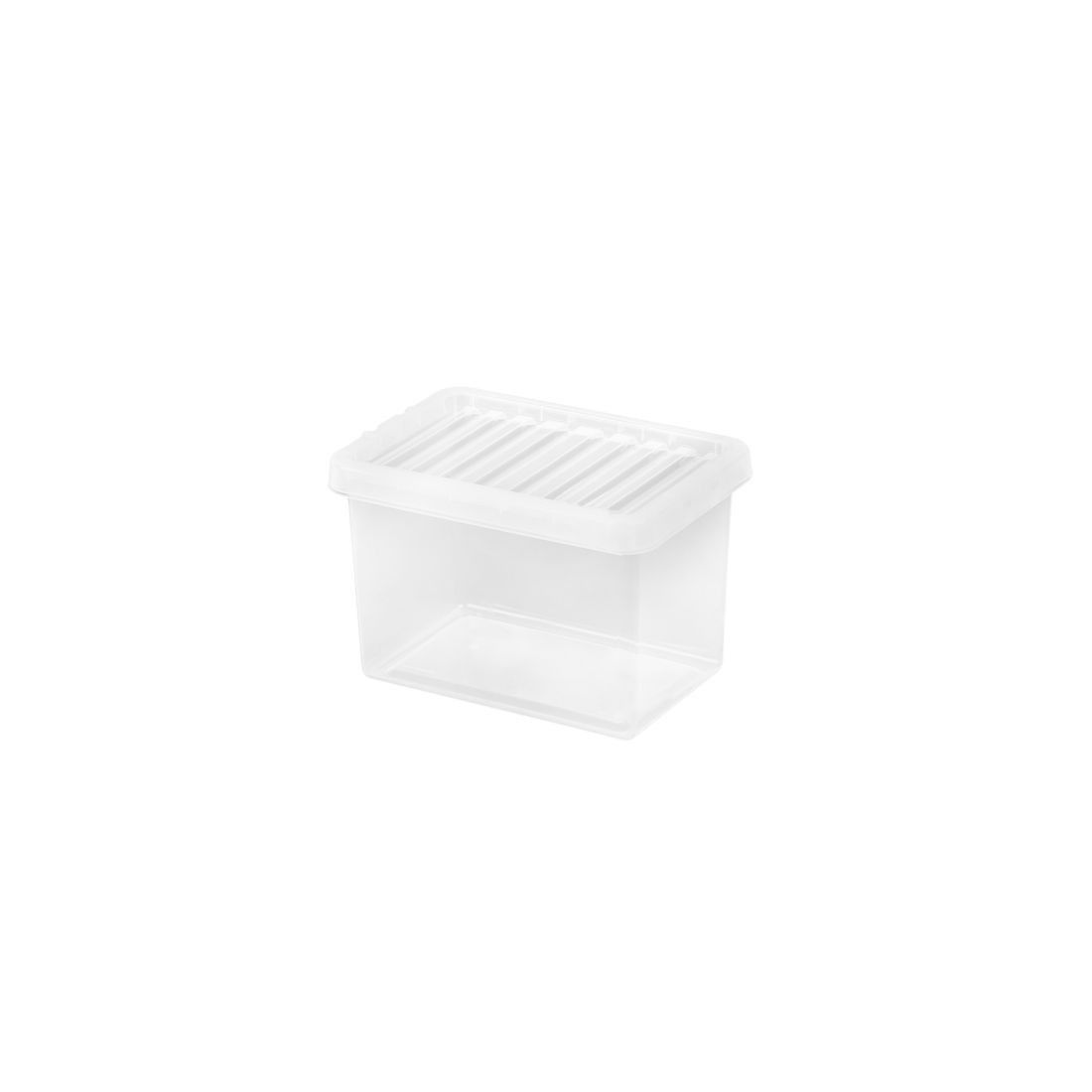 CRYSTAL CLEAR STORAGE BOX & LID 7L