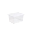 CRYSTAL CLEAR STORAGE BOX WITH LID 31L
