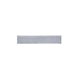 MIKASA NAVY STRIPE LINEN-BLEND TABLE RUNNER 230CM X 34CM