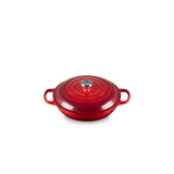 LE CREUSET SHALLOW CASSEROLE CERISE 30CM