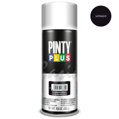 PINTY PLUS BASIC SPRAY PAINT BLACK SATIN 400ML