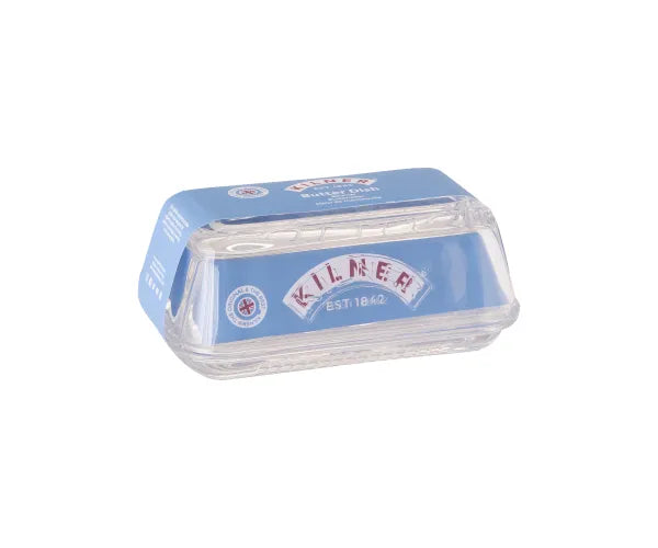 KILNER GLASS BUTTER DISH