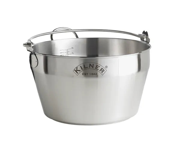 KILNER STAINLESS STEEL MASLIN PAN 8L