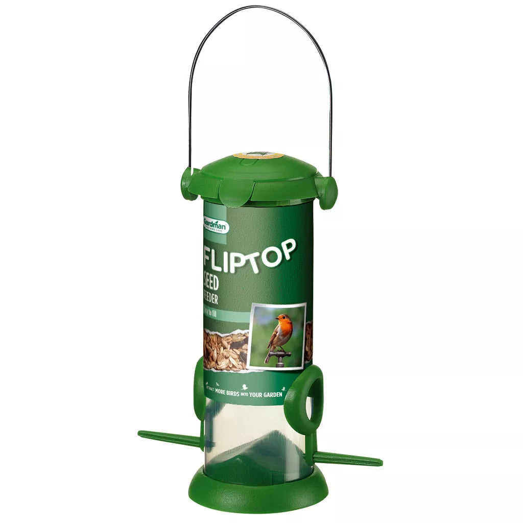 FLIP TOP SEED FEEDER