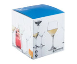 4 MAJESTIC WHITE WINE GLASSES