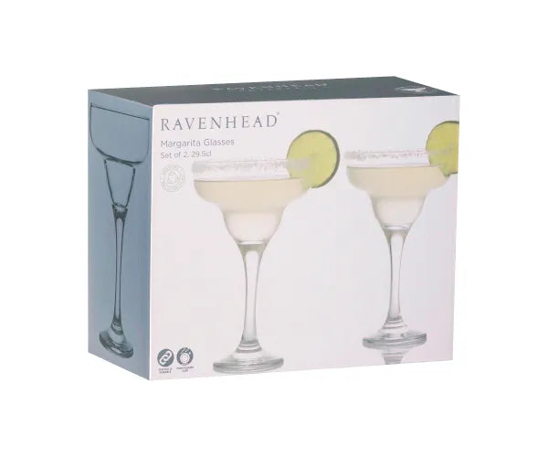 SET 2 MARGARITA GLASSES