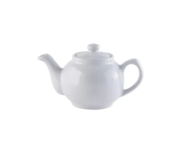 2 CUP TEA POT WHITE