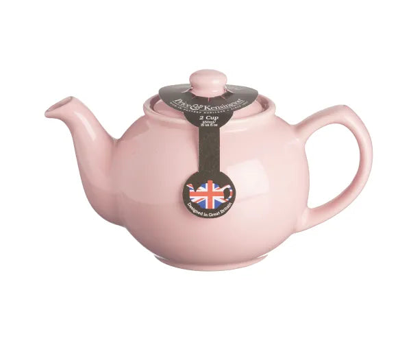 2 CUP PASTEL PINK TEAPOT