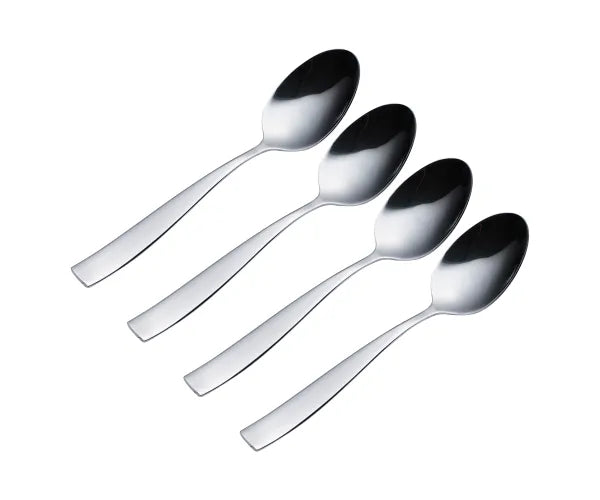 PURITY SET OF 4 DESSERT SPOONS
