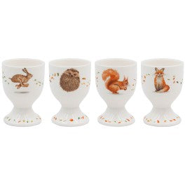 WILDLIFE EGGCUP SET OF 4