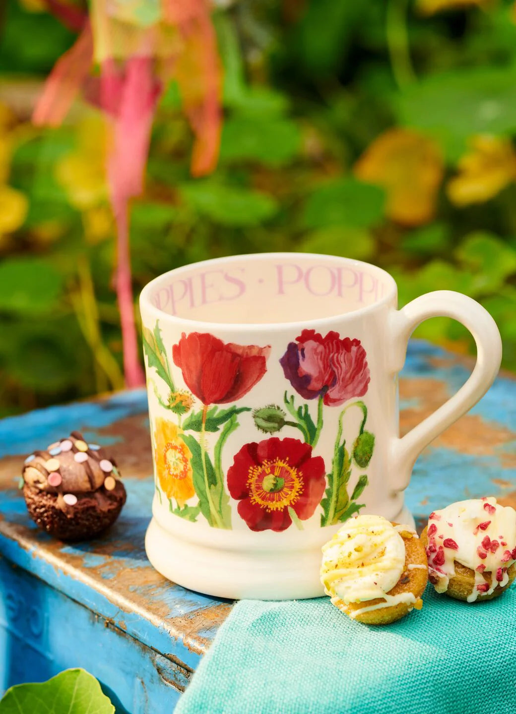 MUG 1/2 PINT POPPY