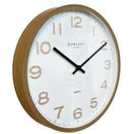 12" WOOD EFFECT SIMP WALLCLOCK