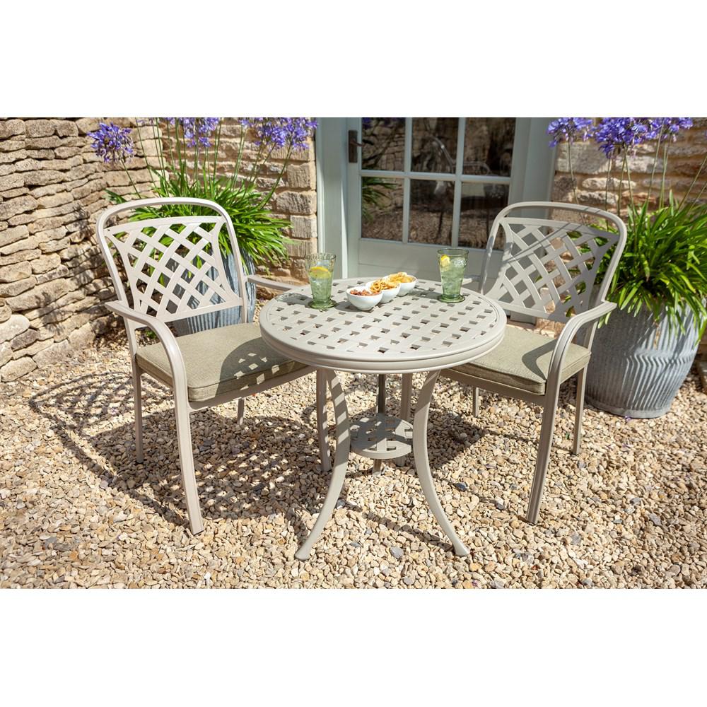 BERKELEY 2 SEATER CAST ALUMINIUM BISTRO SET