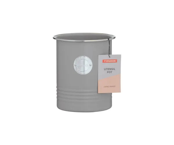 LIVING GREY UTENSIL POT