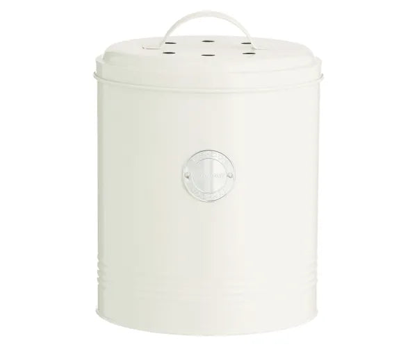 LIVING CREAM COMPOST CADDY