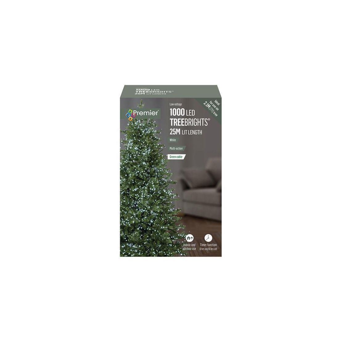 Premier 1000 LED Treebrights White 25m