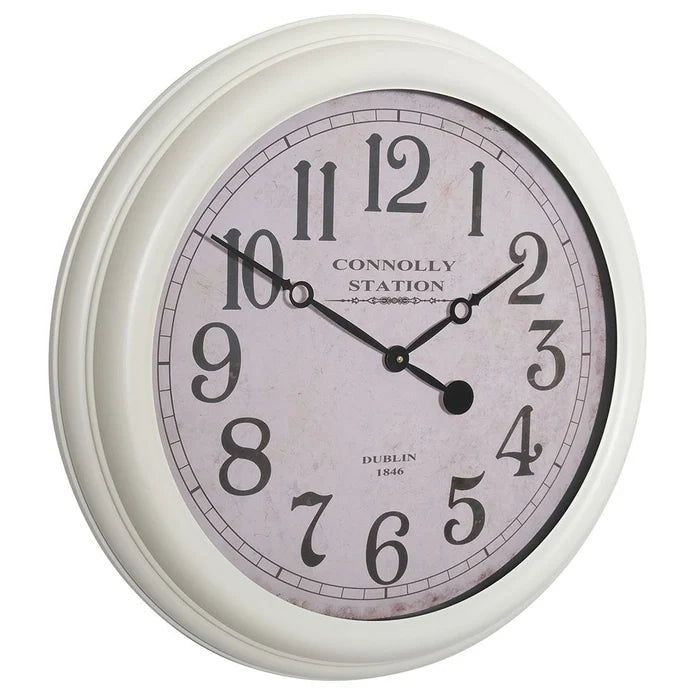 Cream Connolly Station Clock