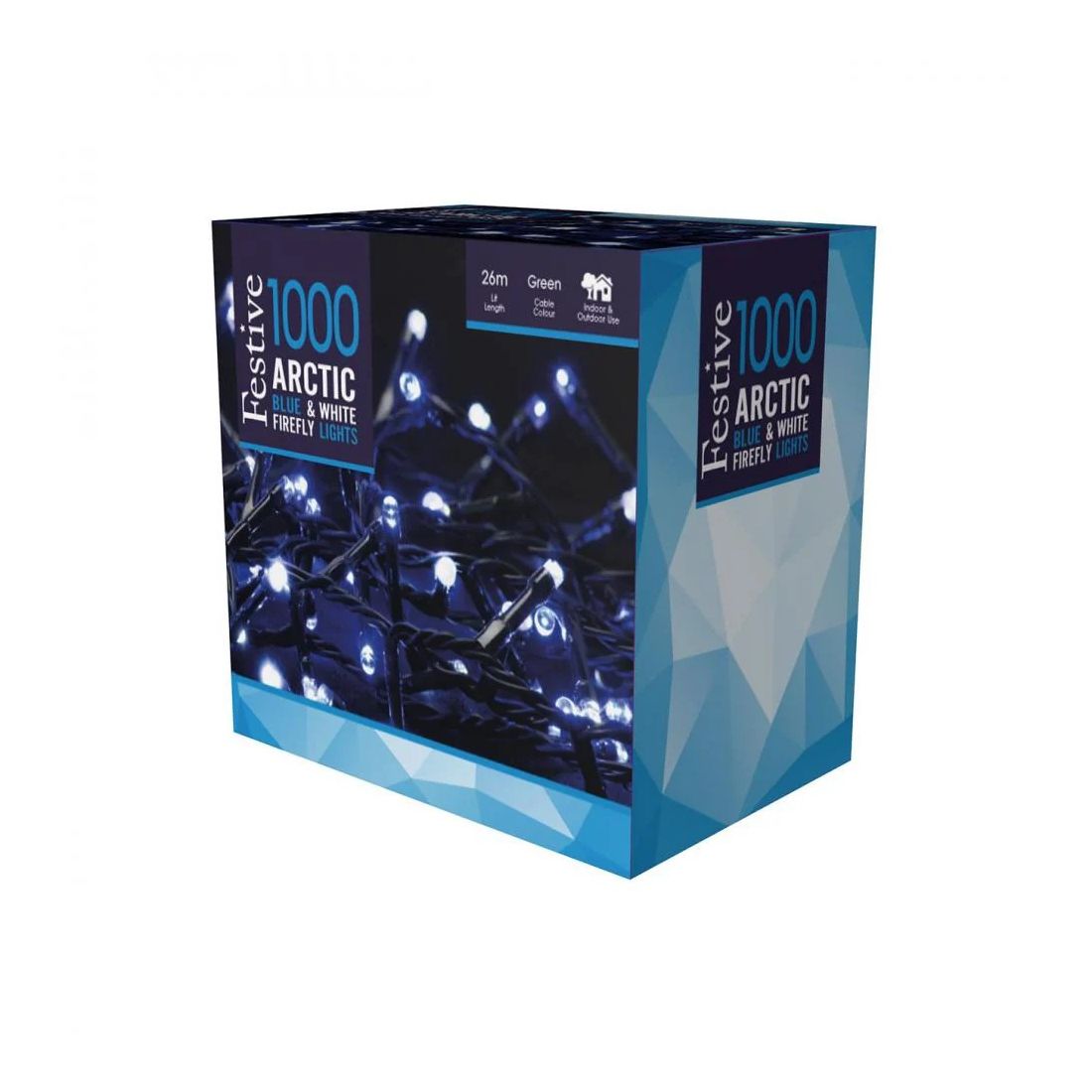 FESTIVE 1000 ARCTIC BLUE & WHITE FIREFLY LIGHTS