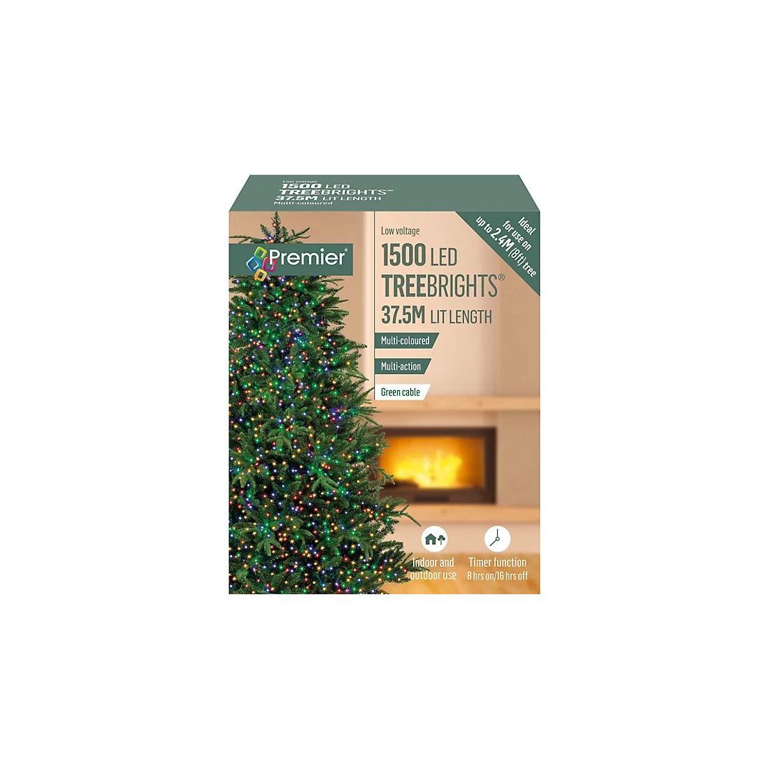 PREMIER 1500 LED TREE BRIGHTS MULTI-COLOURED