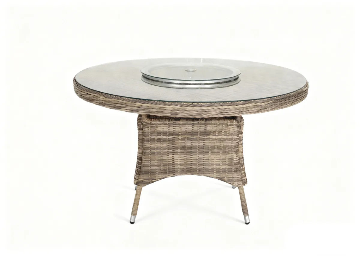 Eden Rose 6-Seater Round Dining Set – 1.5m
