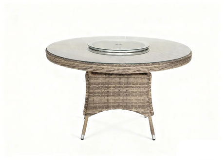 Eden Rose 6-Seater Round Dining Set – 1.5m