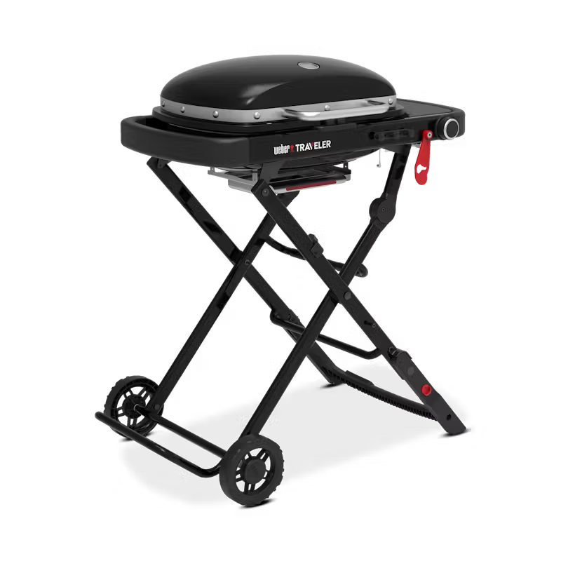 WEBER TRAVELLER COMPACT BLACK BARBEQUE