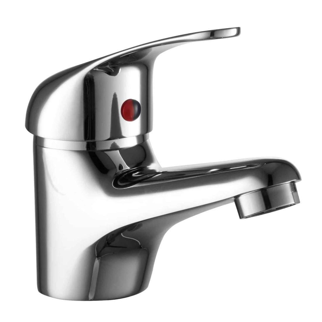 Modern Chrome Mono Basin Mixer Tap with Click Clack Waste