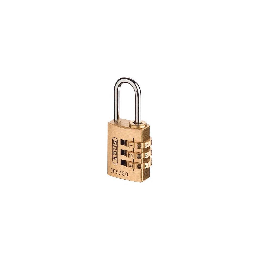 ABUS 165 SERIES 20MM COMBINATION PADLOCK
