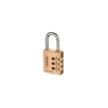Abus 165 Series Brass Combination Padlock 30mm CENTRALKEY