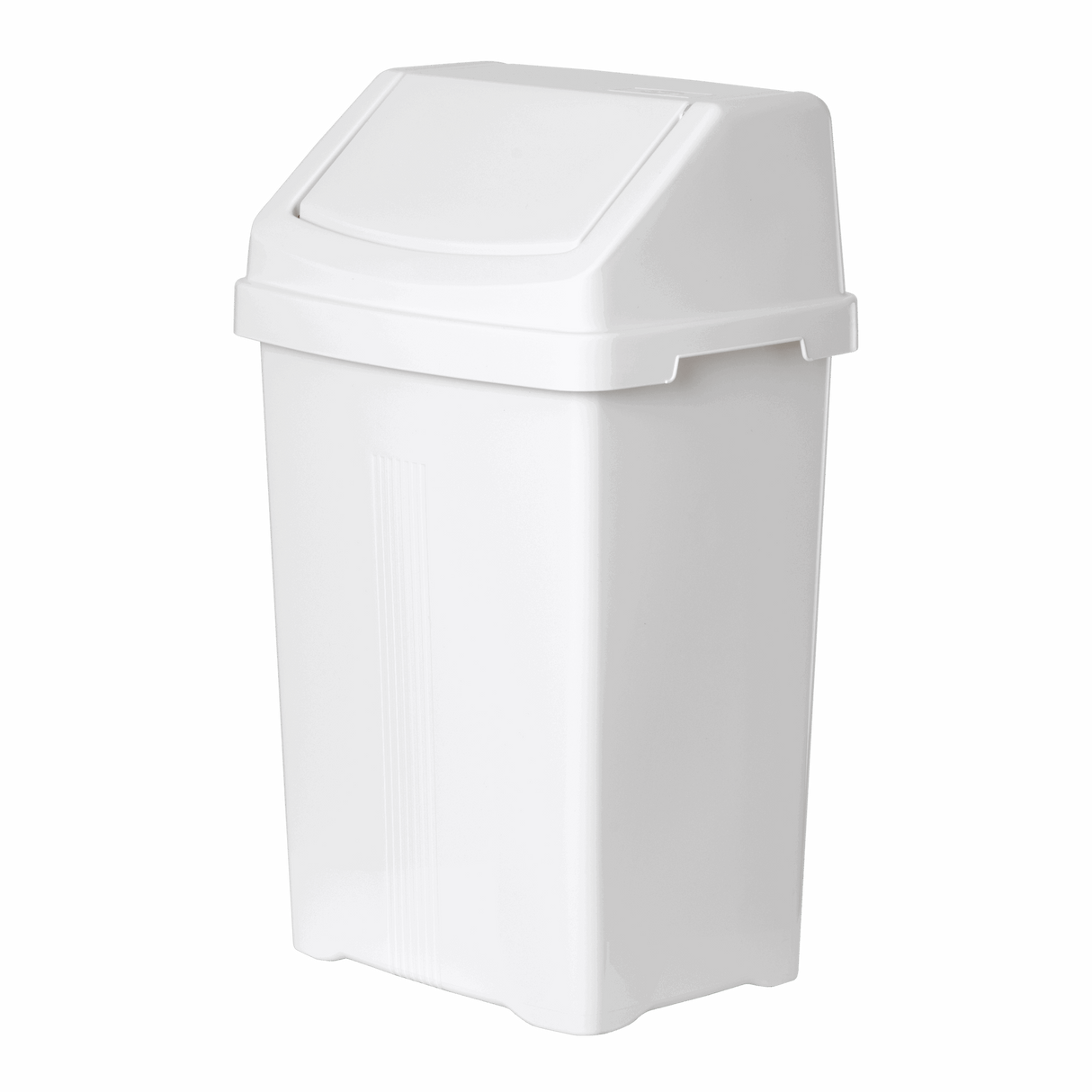 25 LTR SWING BIN SNOW WHITE