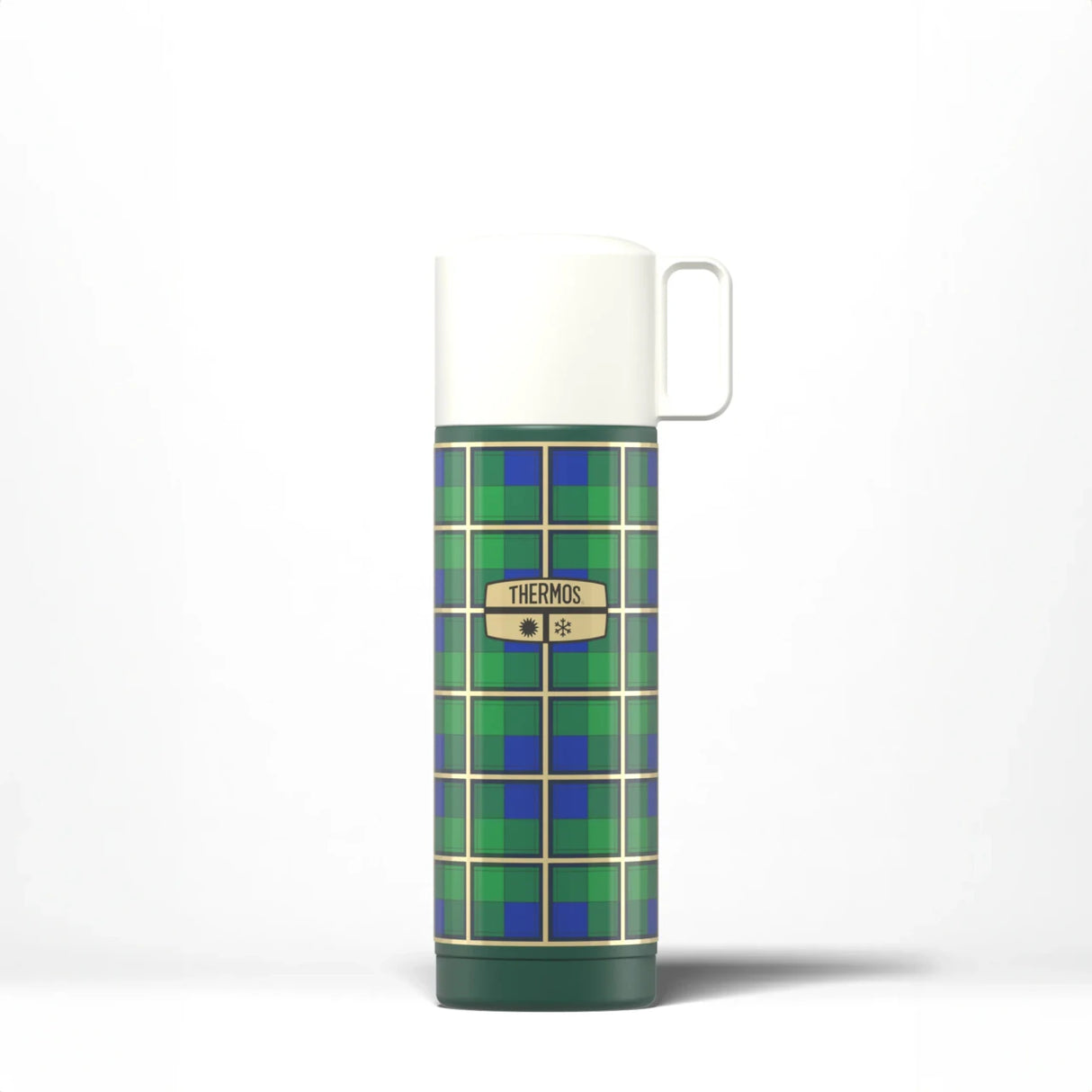 THERMOS REVIVAL SERIAL FLASK GREEN-BLUE 500 MLS