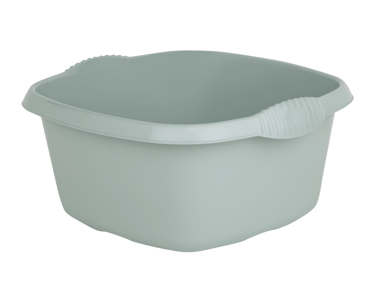 32 CM SQUARE DISH SILVER SAGE