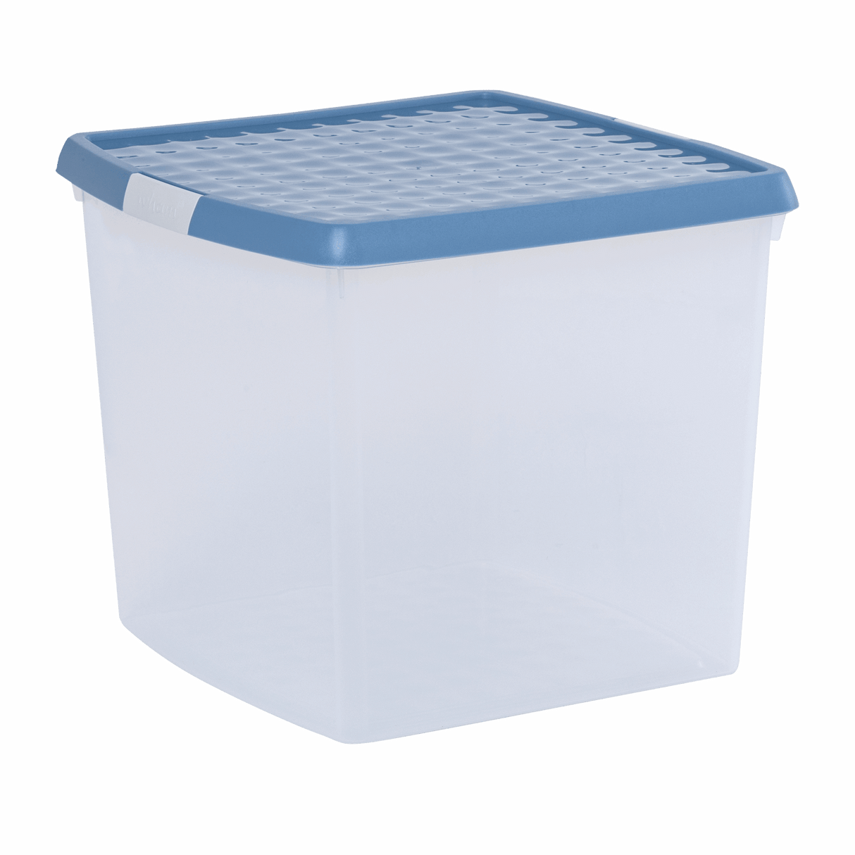 37L CLIP BOX WITH BLUE LID