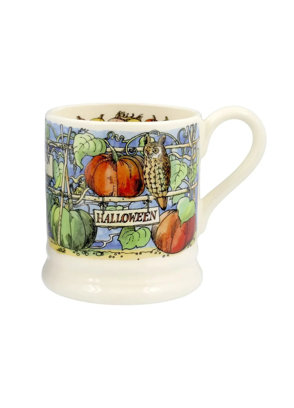MUG 1/2 OINT HALLOWEEN PUMPKIN TIME