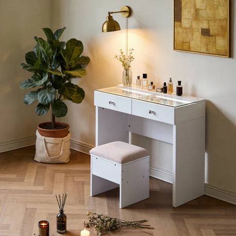 Aisling Vanity Desk White