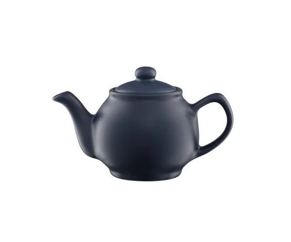MATT NAVY BLUE 2 CUP TEAPOT